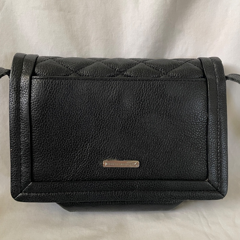 Rebecca Minkoff Black Quilted Leather Crossbody - Picture 2 of 7